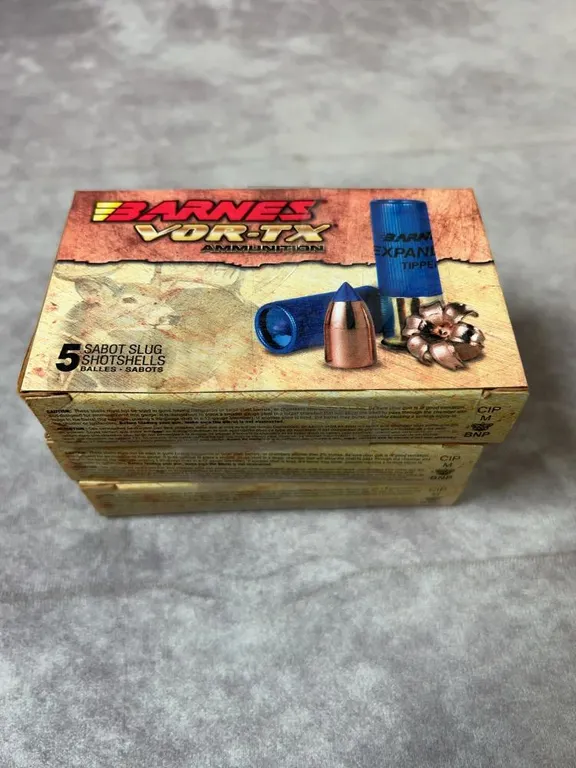 (3) Boxes Of Barnes Vortex 12 Guage Slugs