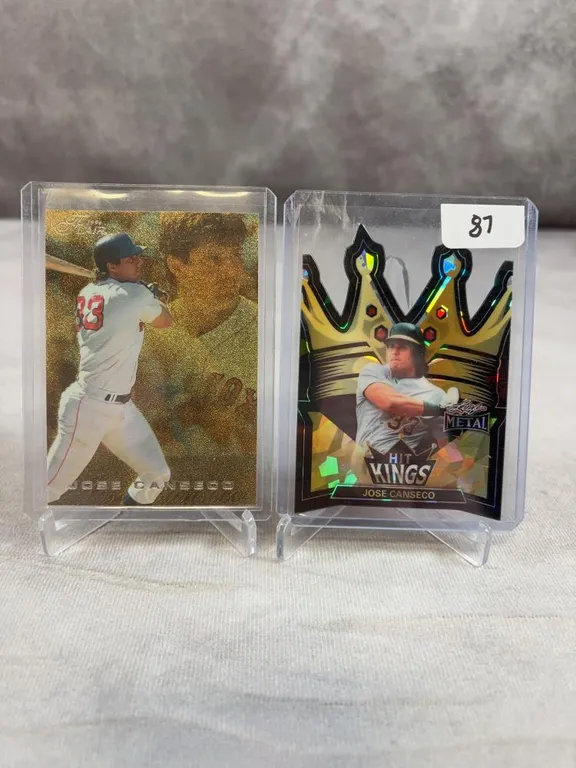 2026 Leaf Metal Hit Kings Due Cut 1/1 Jose Canseco & 1990 Fleer Jose Canseco