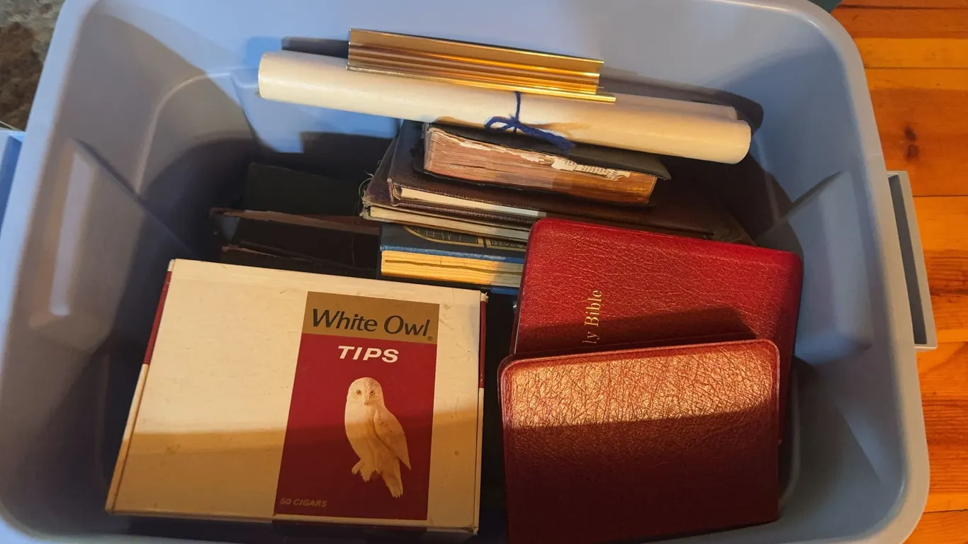 Holy Bibles, Hymnals and other misc. books