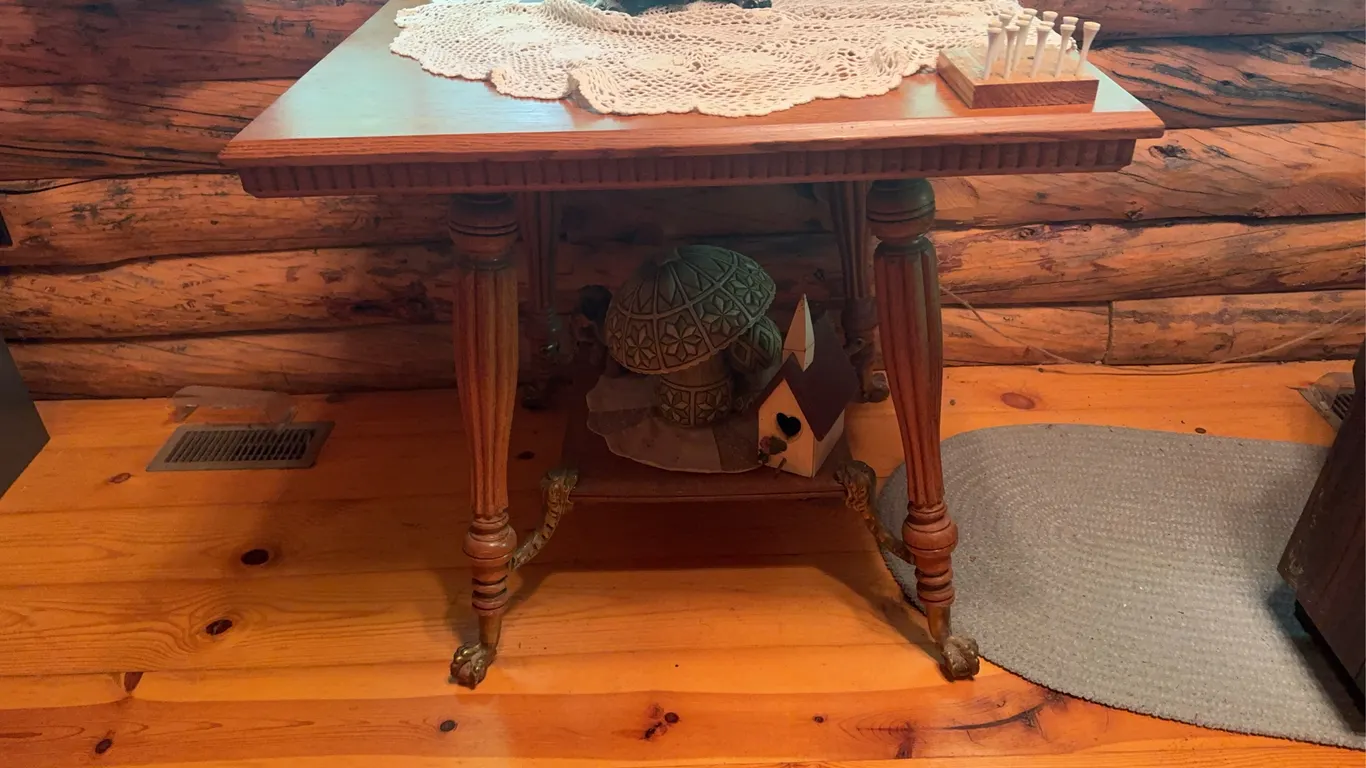 Wooden Table *Contents not included