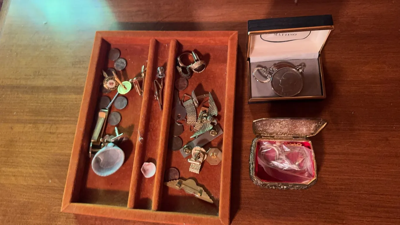 Cufflinks, Pins and other misc.