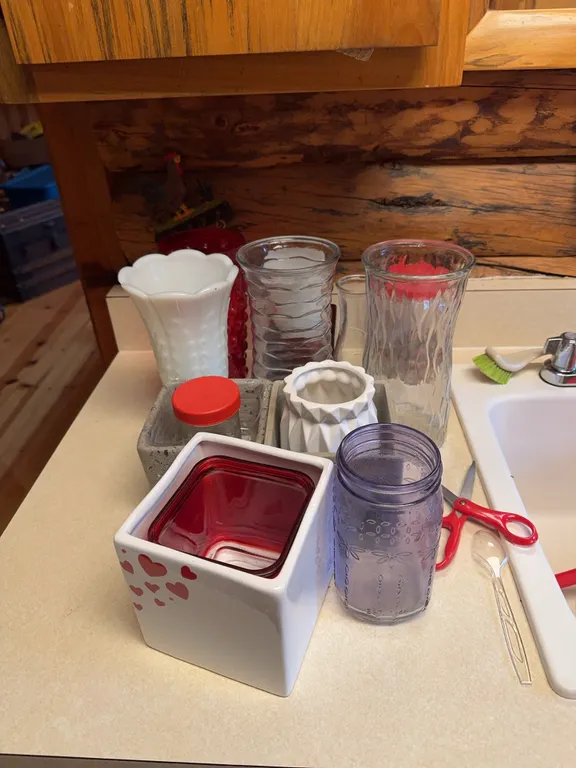 Glass Vases and other misc.