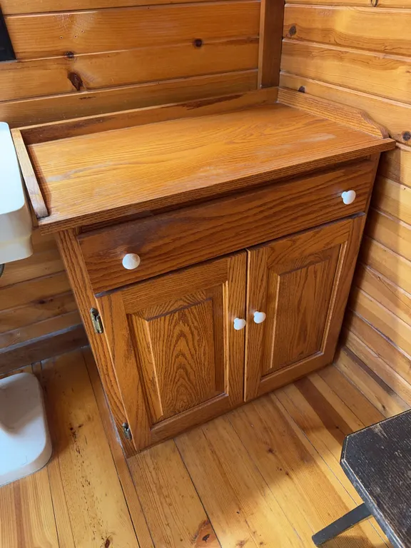 Wooden Dry Sink