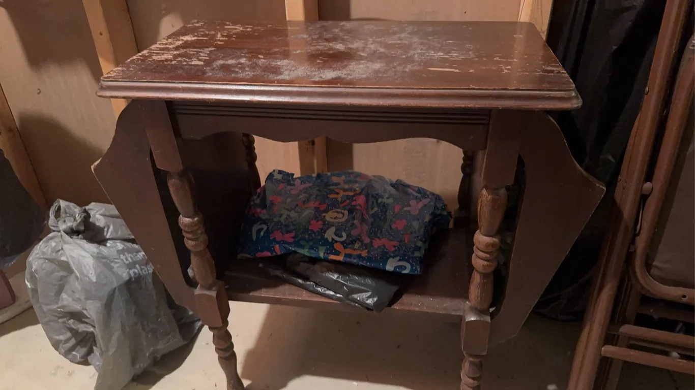 Wooden End Table
