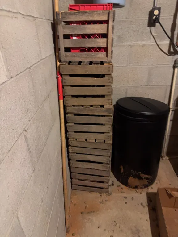 (5) Wooden Milk Crates