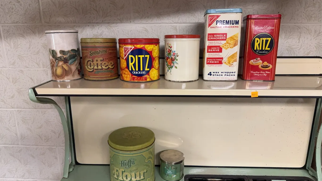 (7) Food Tins