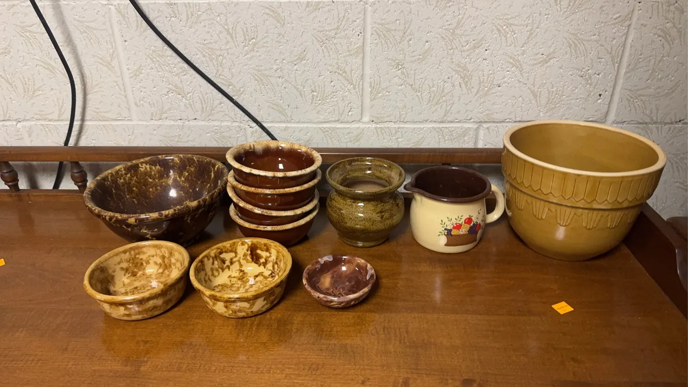 Pottery Bowls, Pots and other misc. Pottery