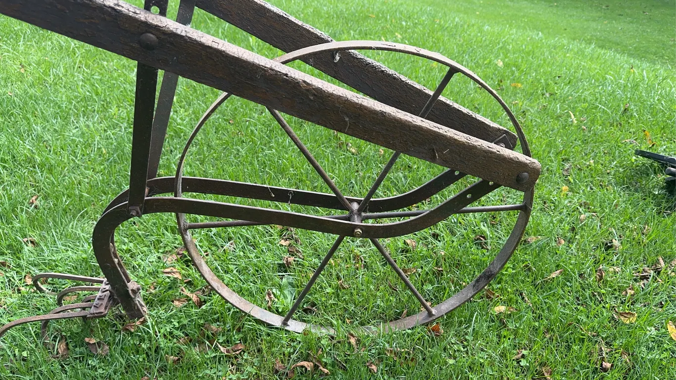 Antique Wooden Cultivator