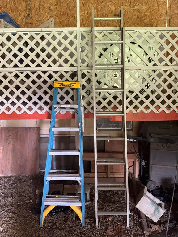 (2) Metal Ladders