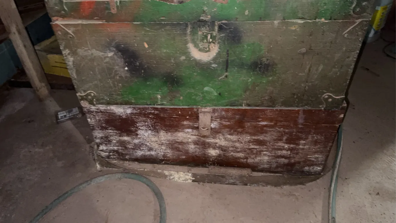 (2) Wooden Chest