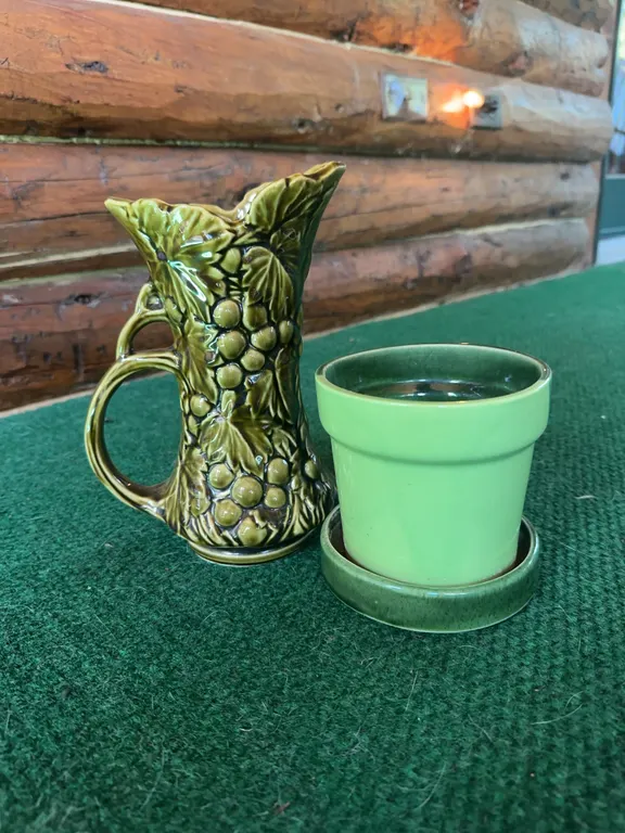 McCoy Pottery Pitcher and Planter