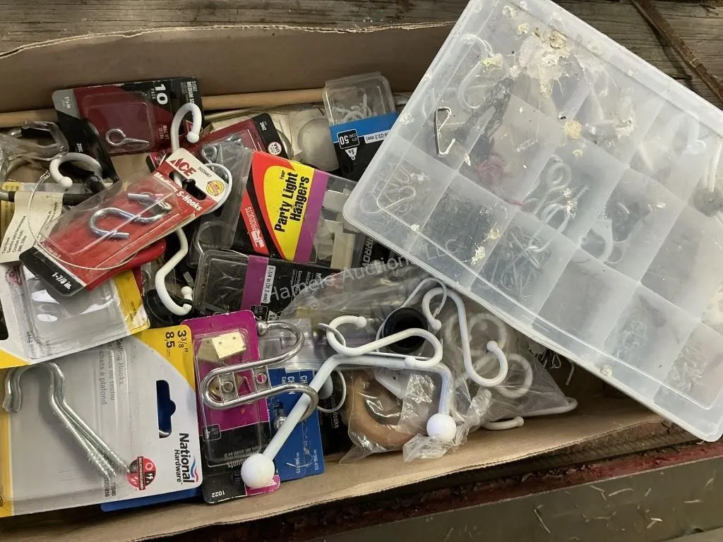 Assorted Hooks & Hardware