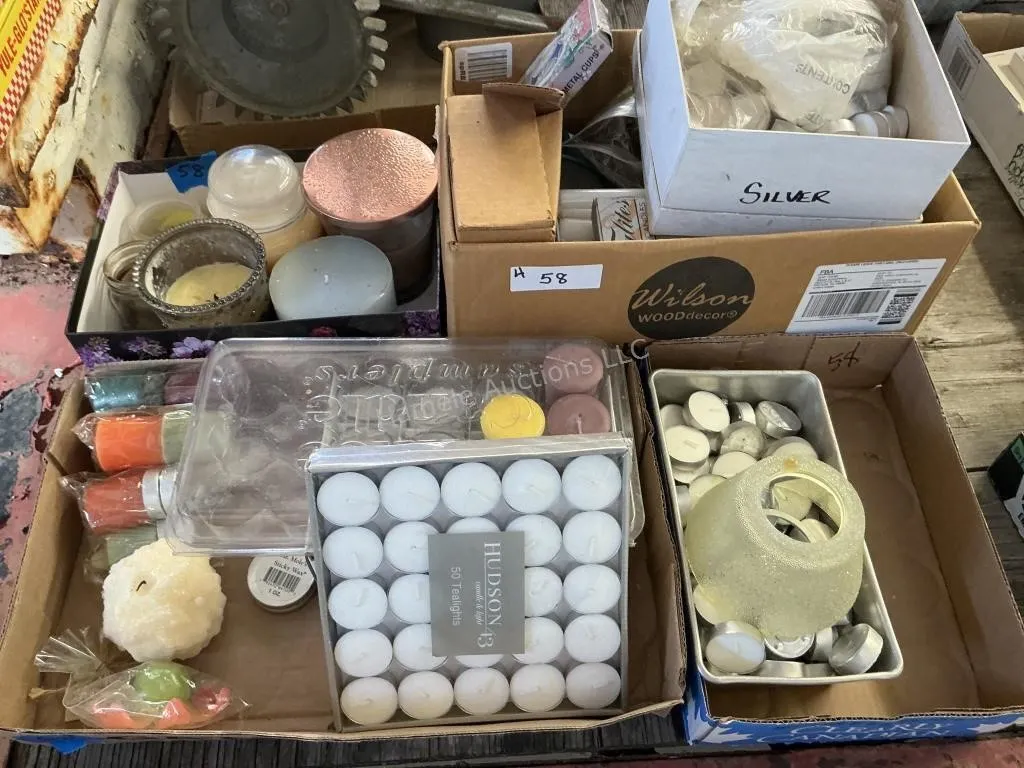 4 Boxes Candles