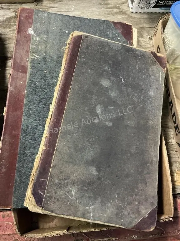 2 Antique Ledgers