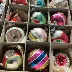 Vintage Christmas Ornaments- Shiny Brite Box
