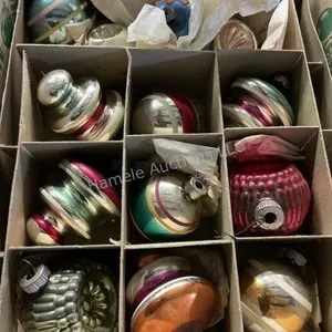 Vintage Christmas Ornaments- Shiny Brite Box