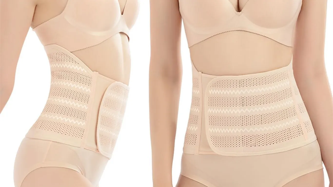 Belly Band Postpartum Belly Wrap, Breathable...