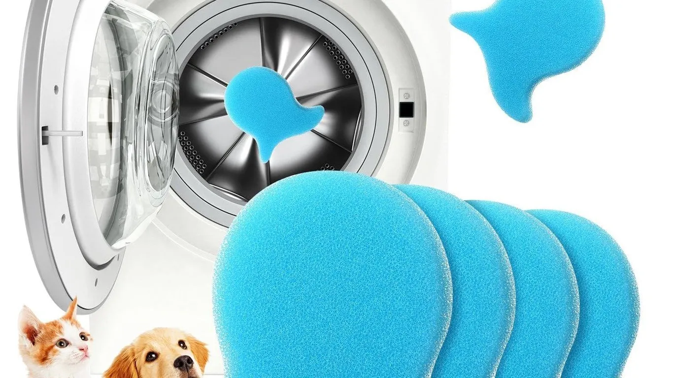 FoldTier 8 Pcs Pet Hair Remover for Laundry...