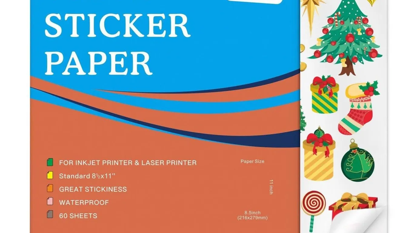 Veicevol Printable Vinyl Sticker Paper for...