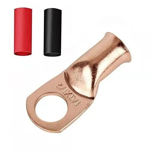 Heavy Duty 1/0x1/2 Copper Wire Lugs,12Pcs 1/0...