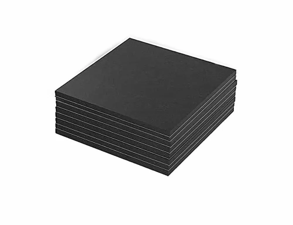 8 Pieces Black Neoprene Foam Anti Vibration...