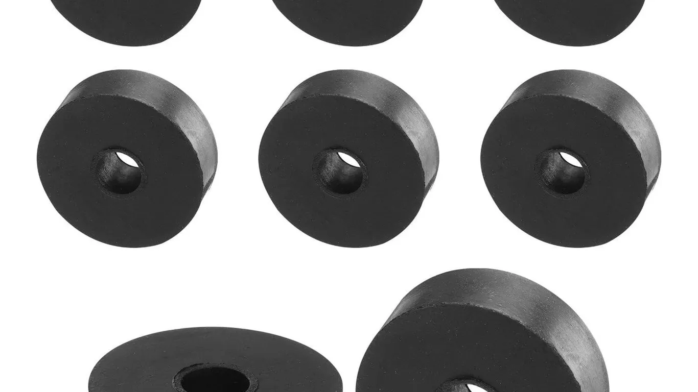 uxcell 8pcs Rubber Spacers, 30mm OD x 8mm ID x...