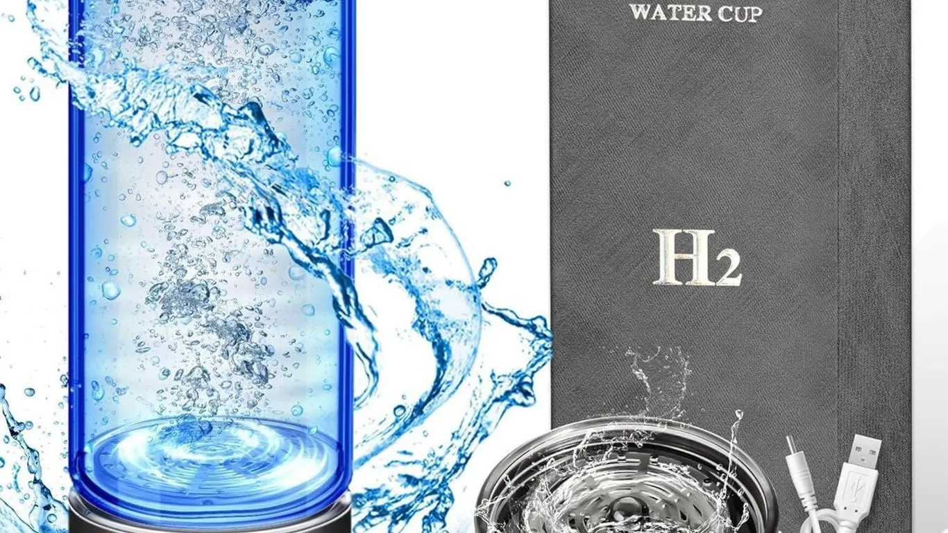 Hydrogen Water Bottle,Rechargeable Hydrogen...