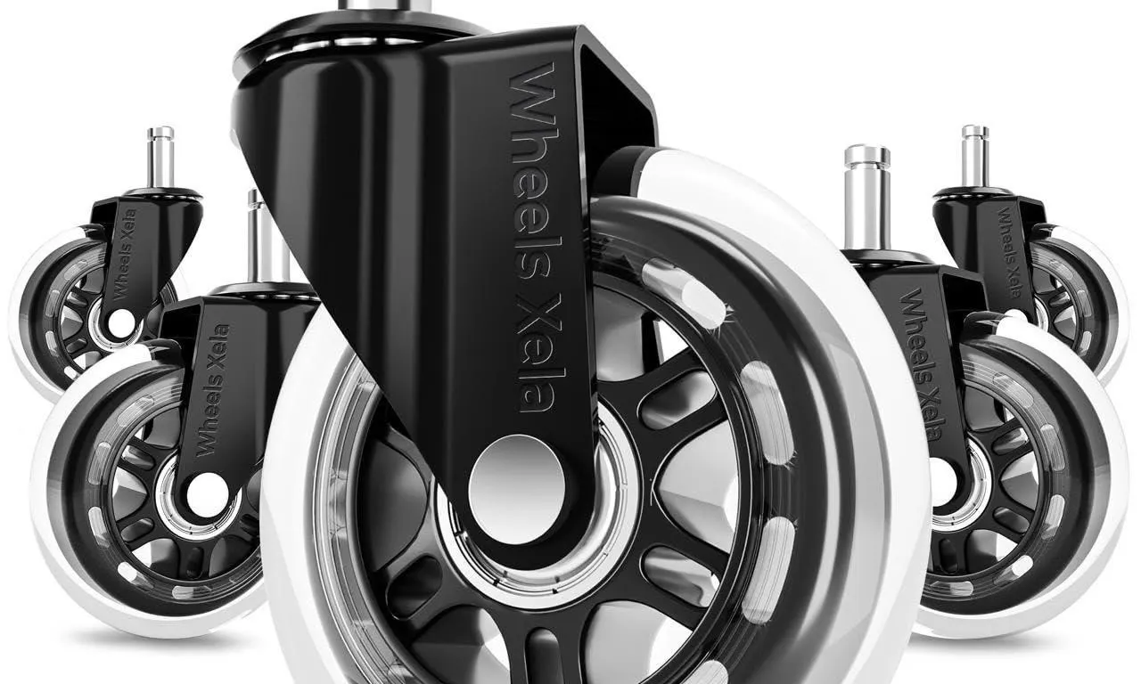 Office Chair Wheels, Heavy-Duty Replacement...