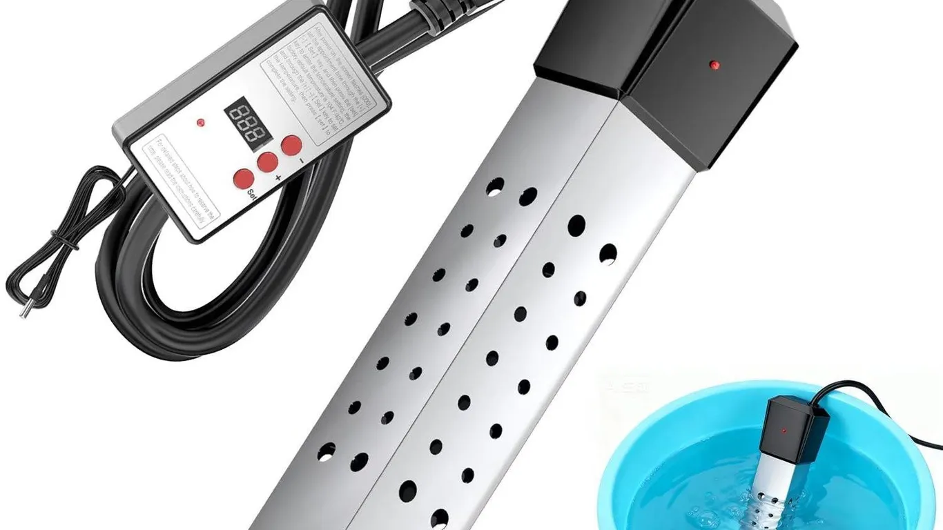 2000W Immersion Water Heater with Thermostat &...