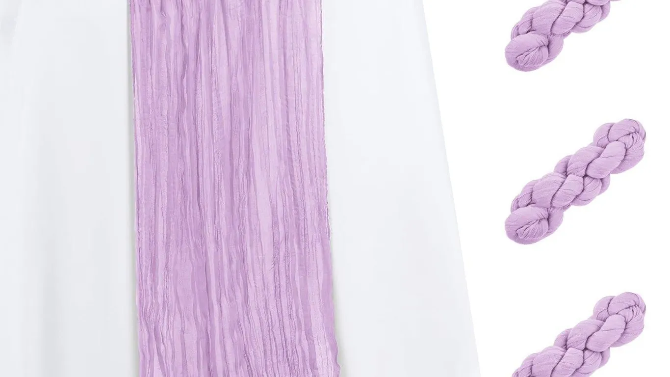 3 Pack Lavender Table Runner 17x108 Inch...