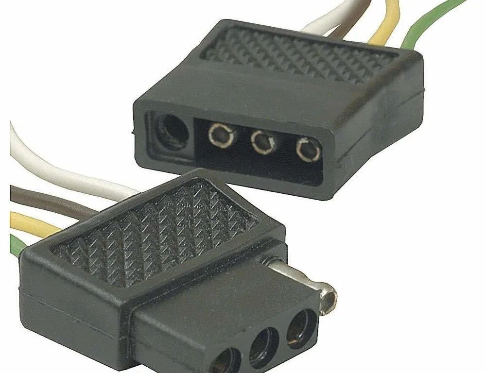 POLLAK 12-403p 4-Way Molded Flat-Style Conn