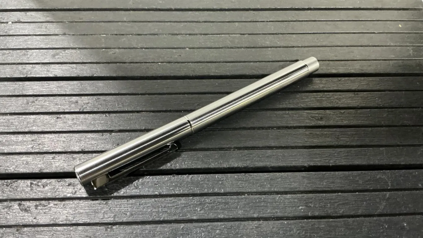 HongDian 516 Fountain Pen Silver Tone