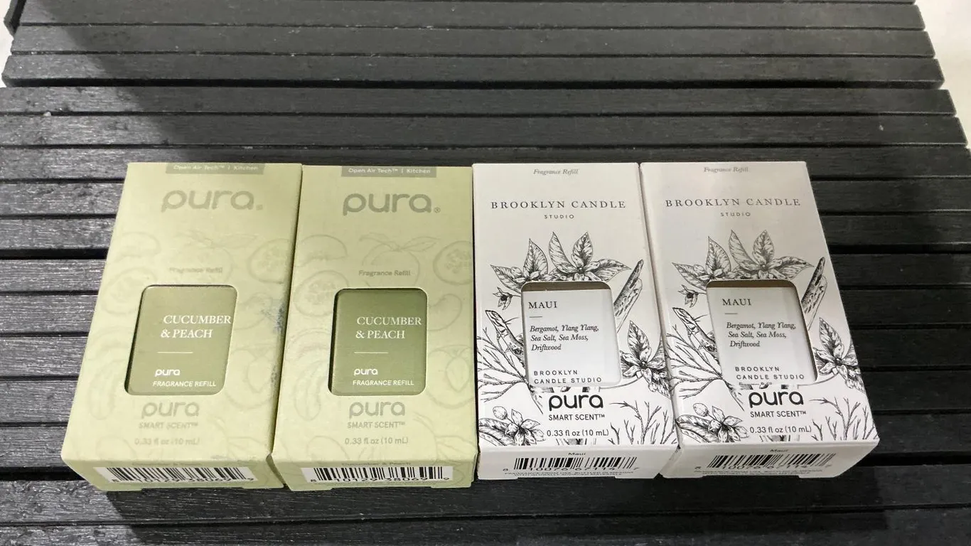 Pura Smart Scent Fragrance Refills Lot of 4