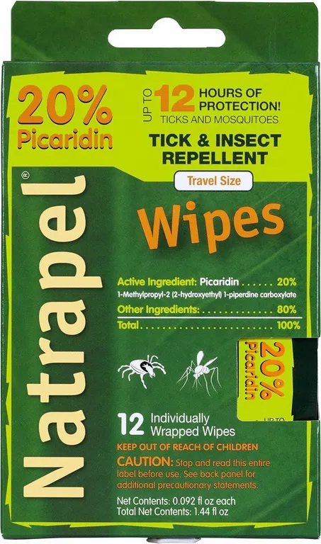 Natrapel Picaridin Insect Repellent Wipes – 12...