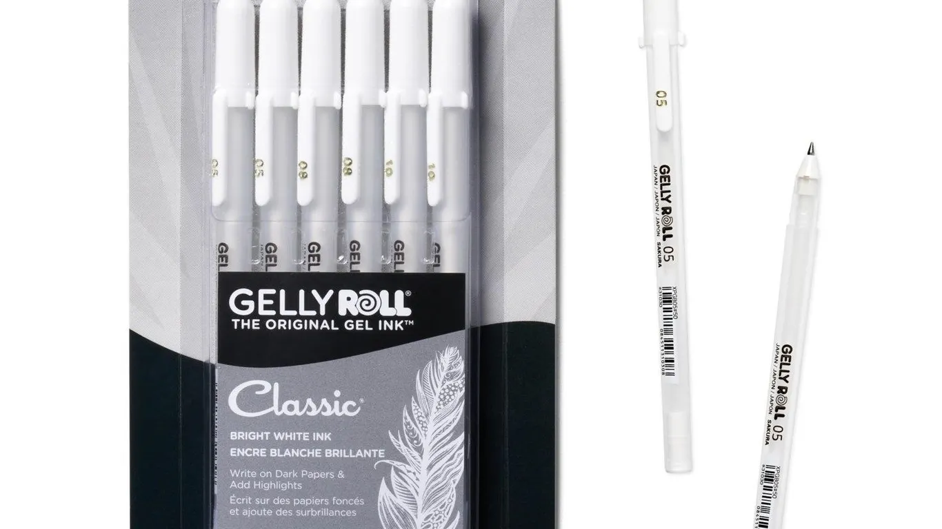 Sakura Gelly Roll Gel Pens, White, Assorted...