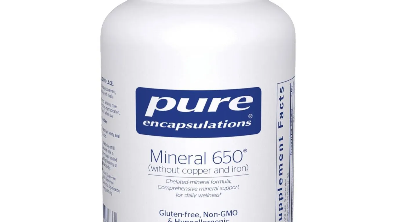 Pure Encapsulations Mineral 650 Without Copper...