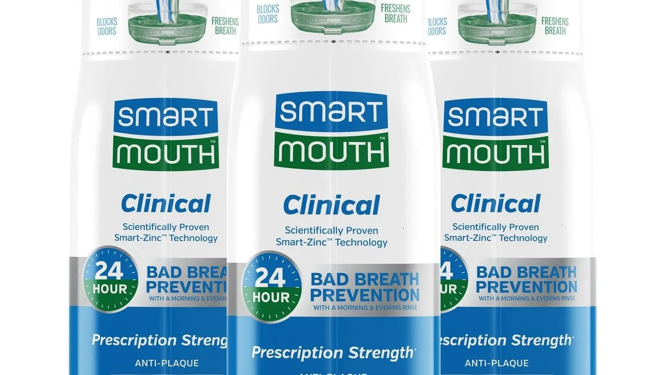 SmartMouth Clinical Zinc Activated Mouthwash,...