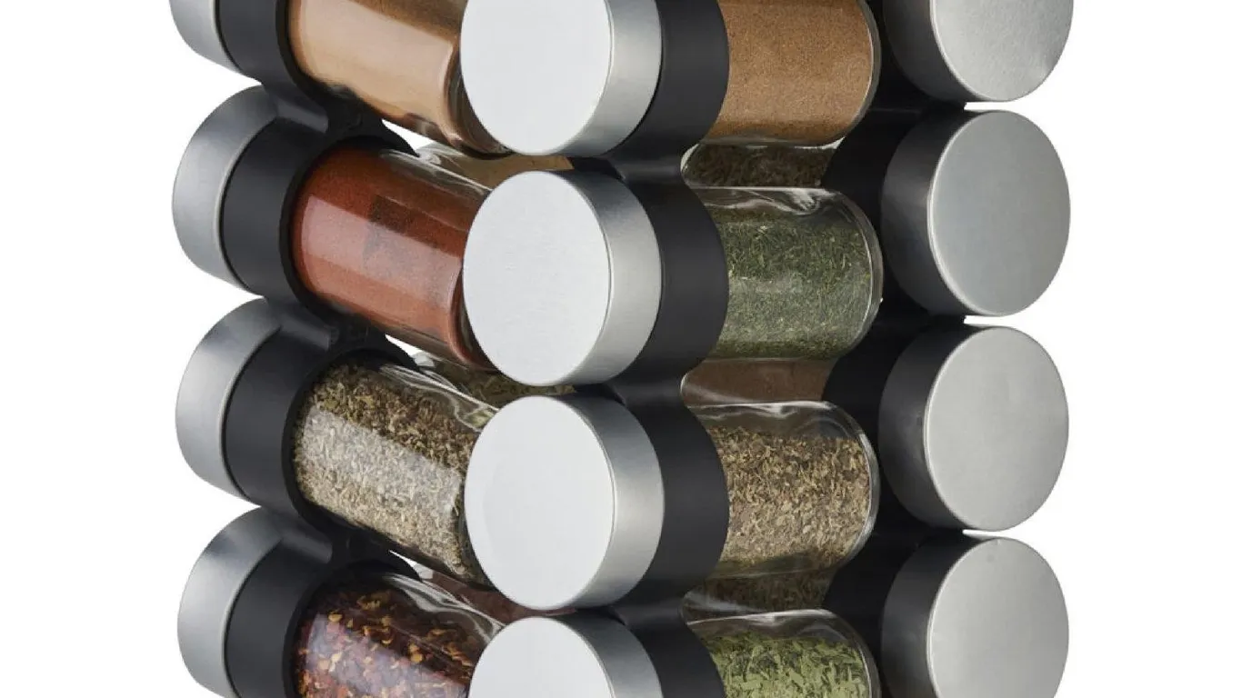 Cole & Mason Blyth Spice Rack Carousel, 16 Jar,...