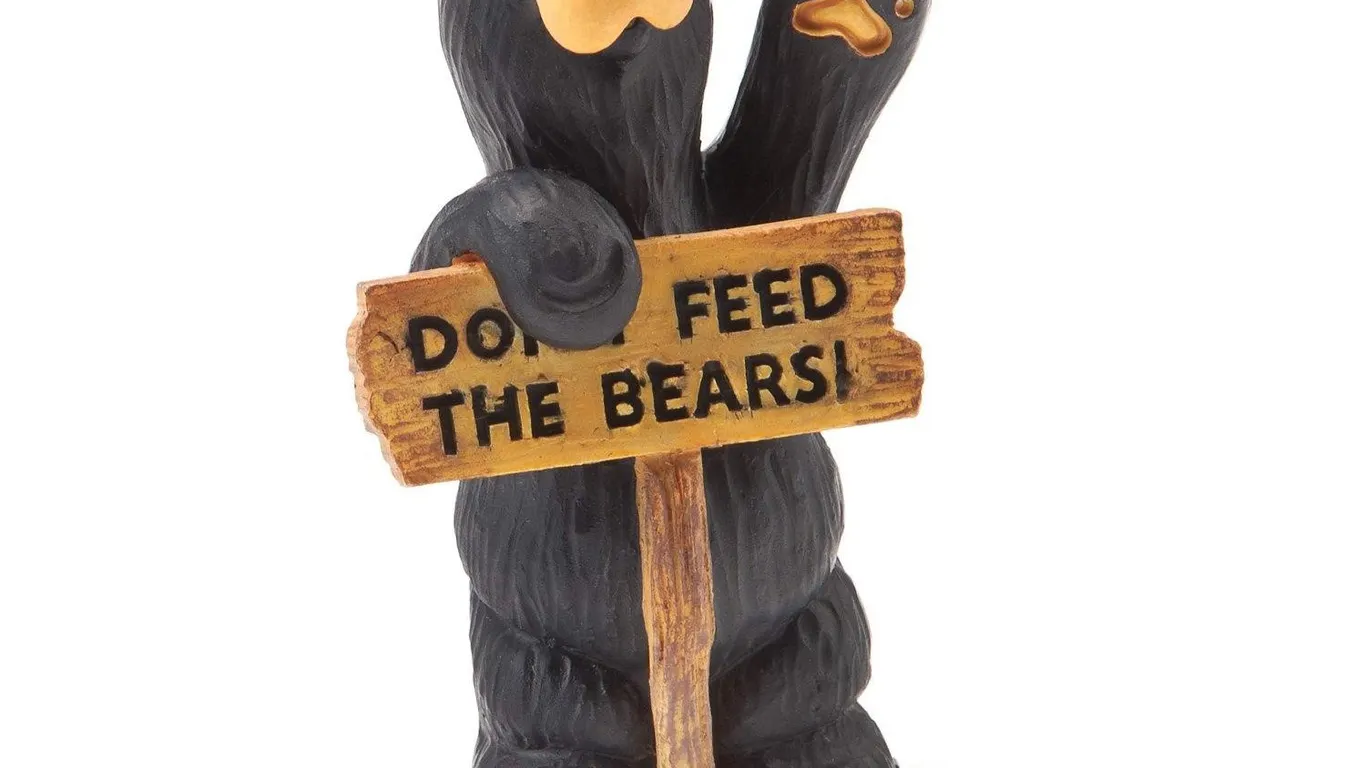 DEMDACO Bearfoots by Jeff Fleming, Don't Feed...