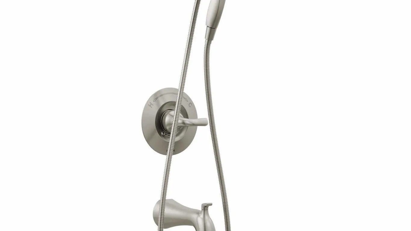 Delta Arvo 14 Series Brushed Nickel Bathtub...