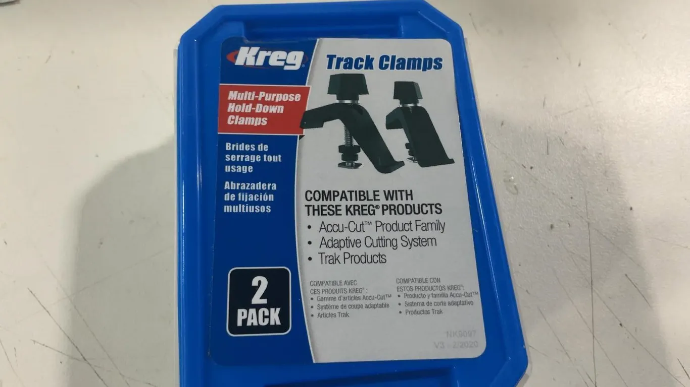 Kreg Track Clamps 2 Pack Multi-Purpose Hold-Down