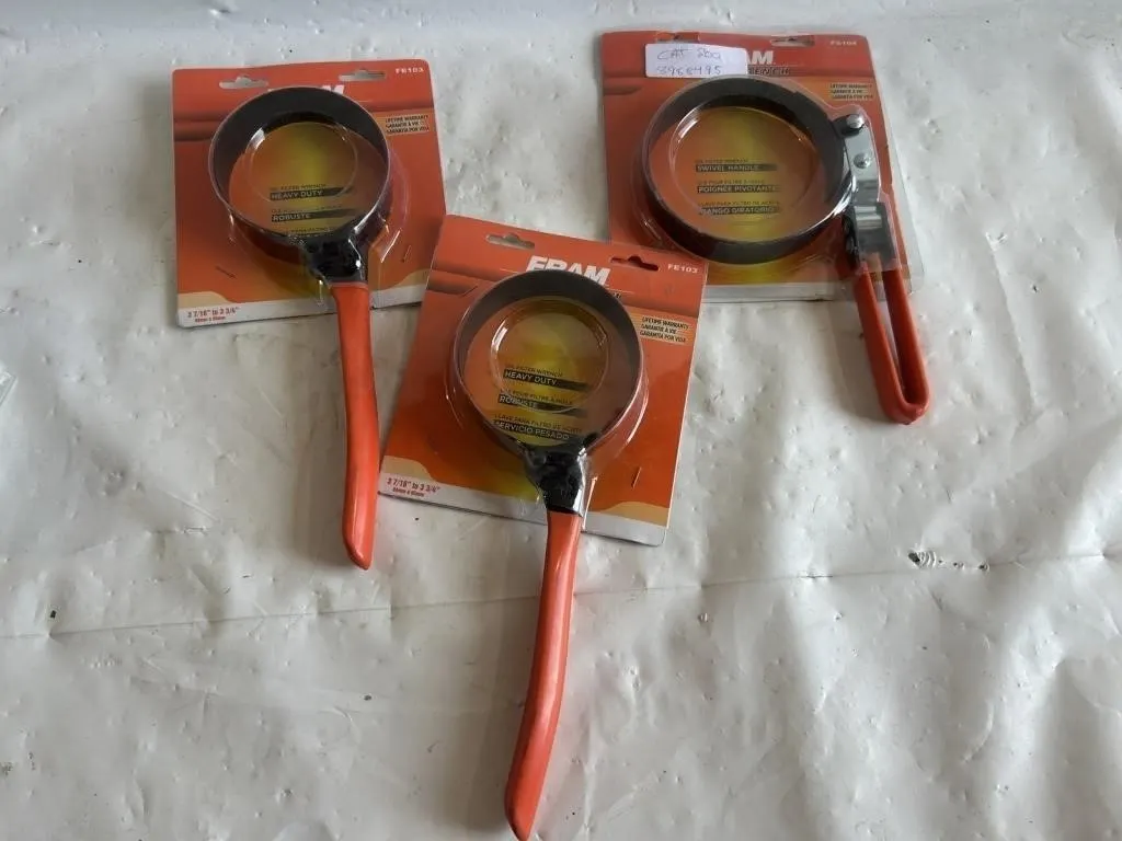 3x FRAM FE103 Oil Filter Wrench Heavy Duty
