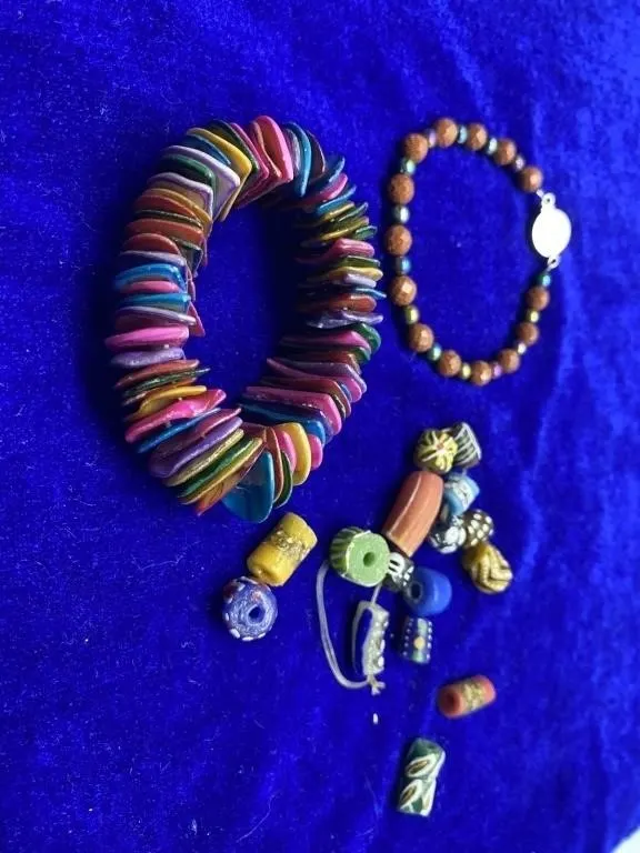 Mixed Beaded Bracelets and Loose Beads