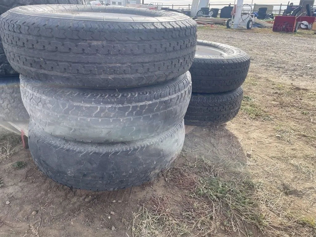 5 - Hercules Steel Belted Trailer Tires 205/75R15