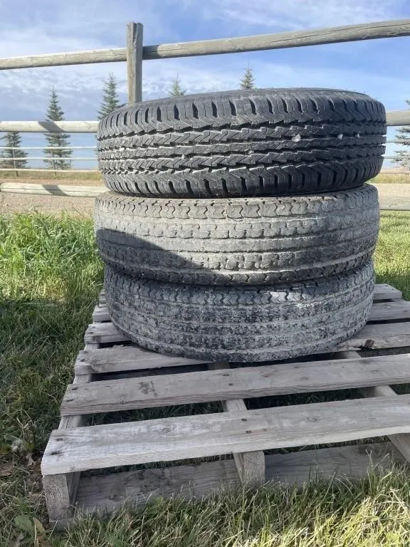 3 Goodyear Trailer Tires LT215/85R16