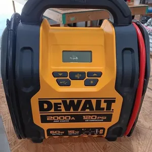 Dewalt 2000A jump starter & air compressor with