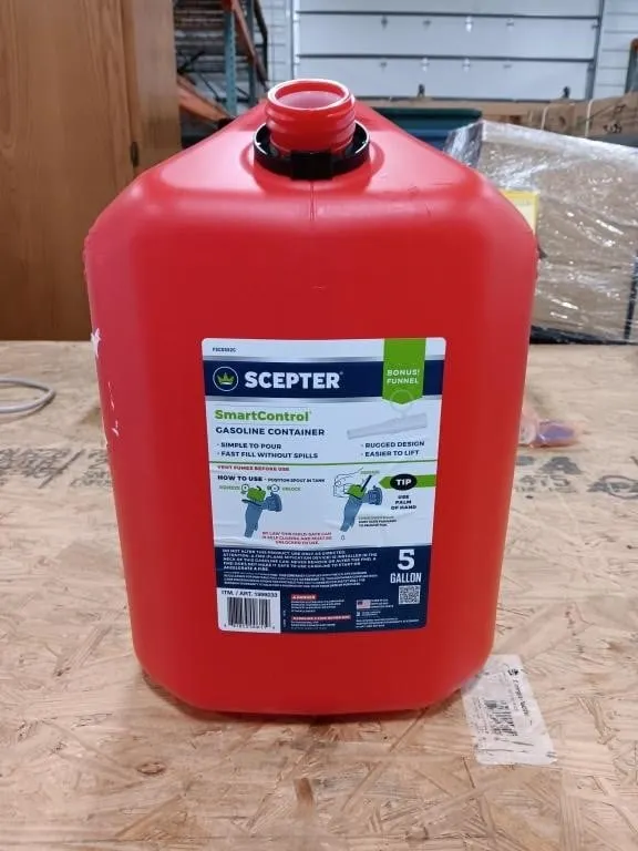 Five Gallon Gas Can. Missing Spout.