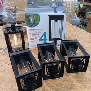 Set Of 4 Solar LED Pathway Lights. Missing