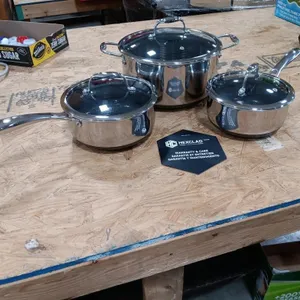 Hexclad Six Piece Cookware Set. Two, Three &
