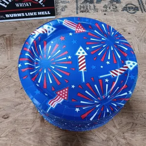 Pizazz  Paper Plates. 80 +/- Plates.